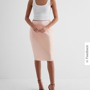 Super High Waisted Sequin Midi Pencil Skirt in size small. Lined sequin fabric.